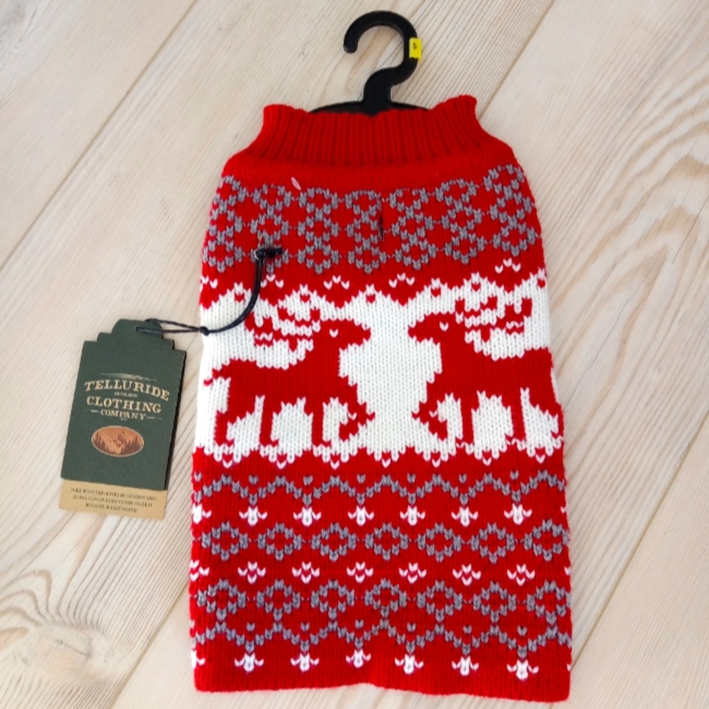 NWT Telluride Dog Sweater